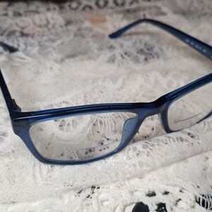 Stylish Blue Rectangular Glasses